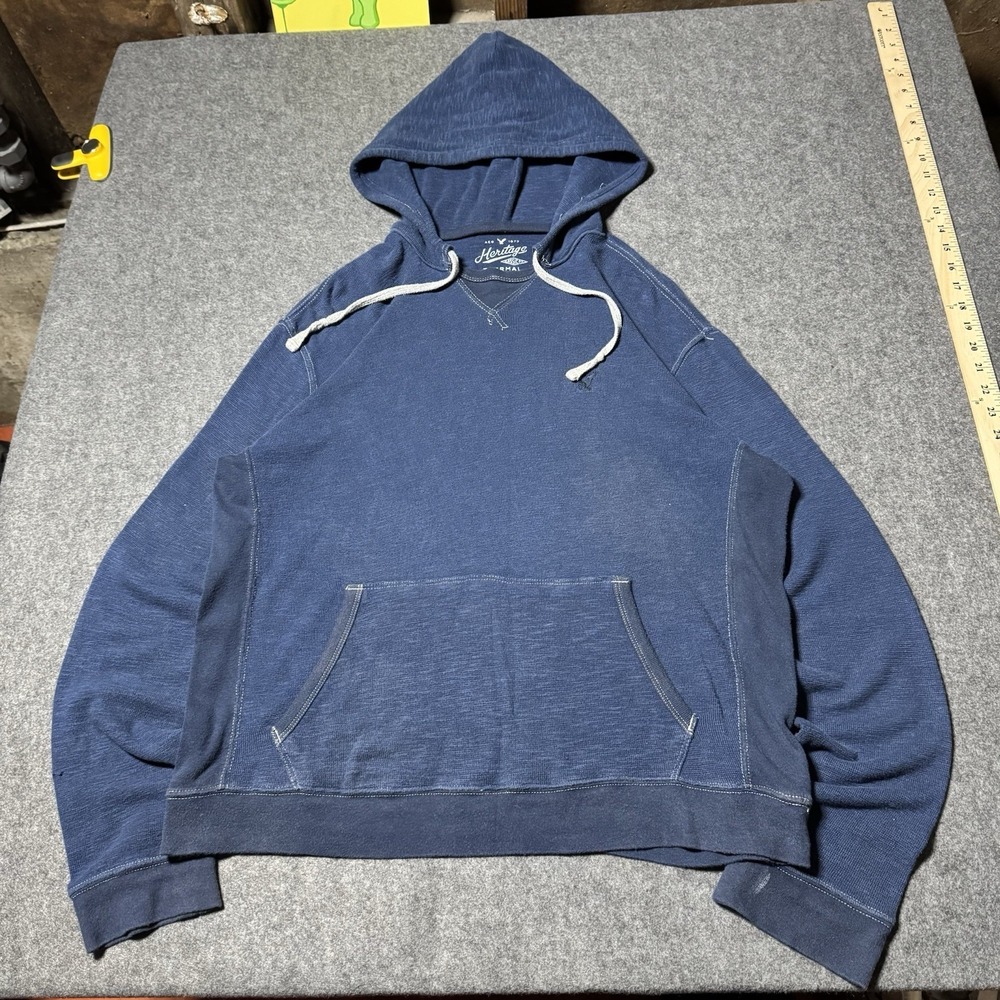 VTG Y2K American Eagle Heritage Thermal Afterhood Style Mens S Grunge Retro
